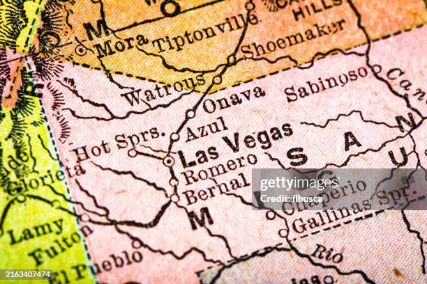 Antique Map Of Las Vegas High-Res Vector Graphic