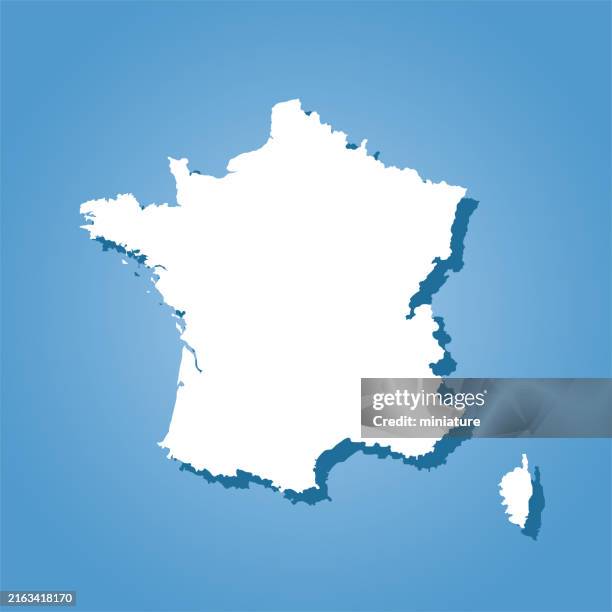 illustrations, cliparts, dessins animés et icônes de france carte - carte-france