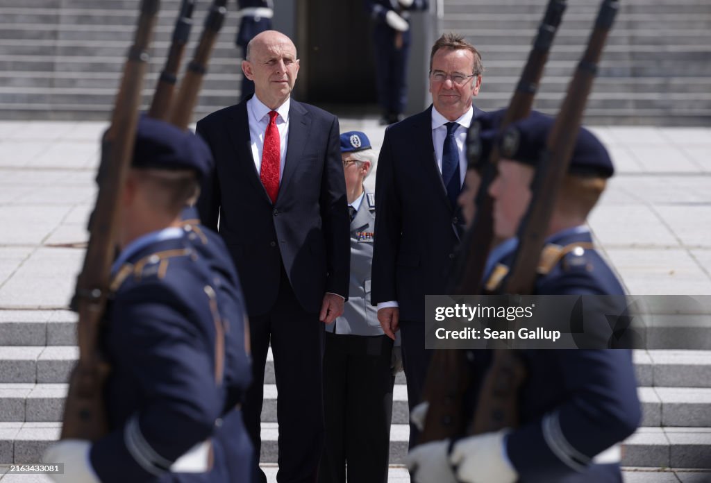New British Defense Minister Healey Visits Berlin