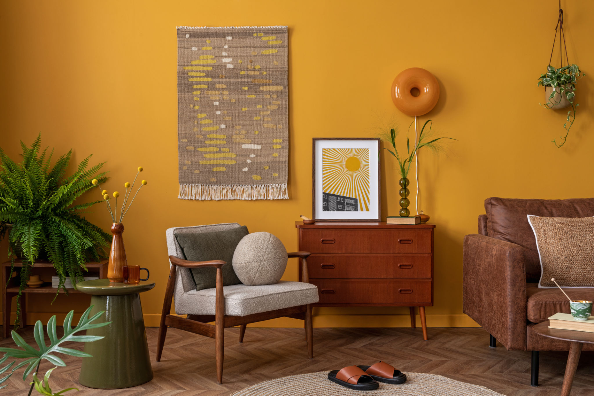 colorful interior