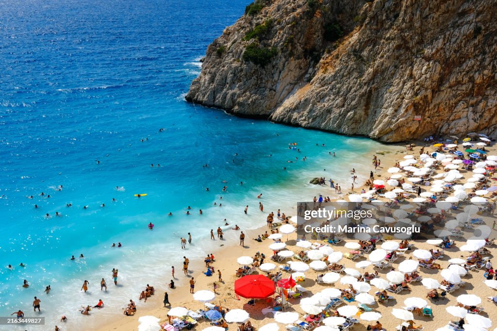 Beautiful lagoon of Kaputas beach