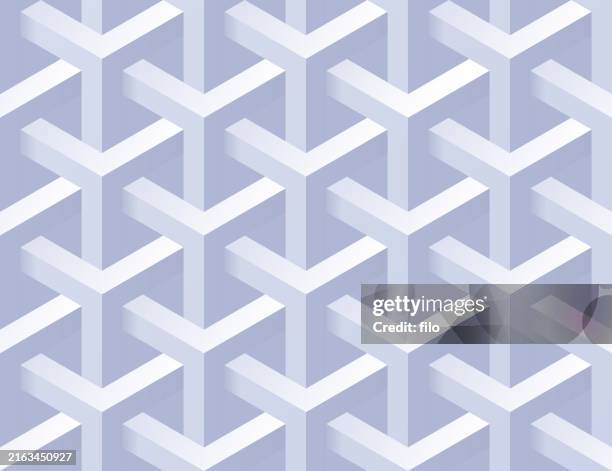 seamless 3d abstract matrix background pattern - game programming stock illustrations