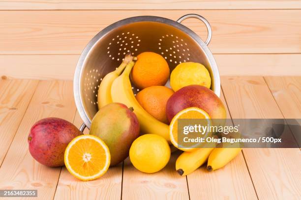 high angle view of fruits on table - apple skin texture stock pictures, royalty-free photos & images