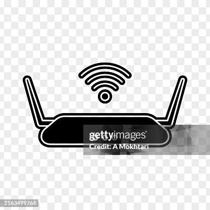 Modem icon. Modem icon.