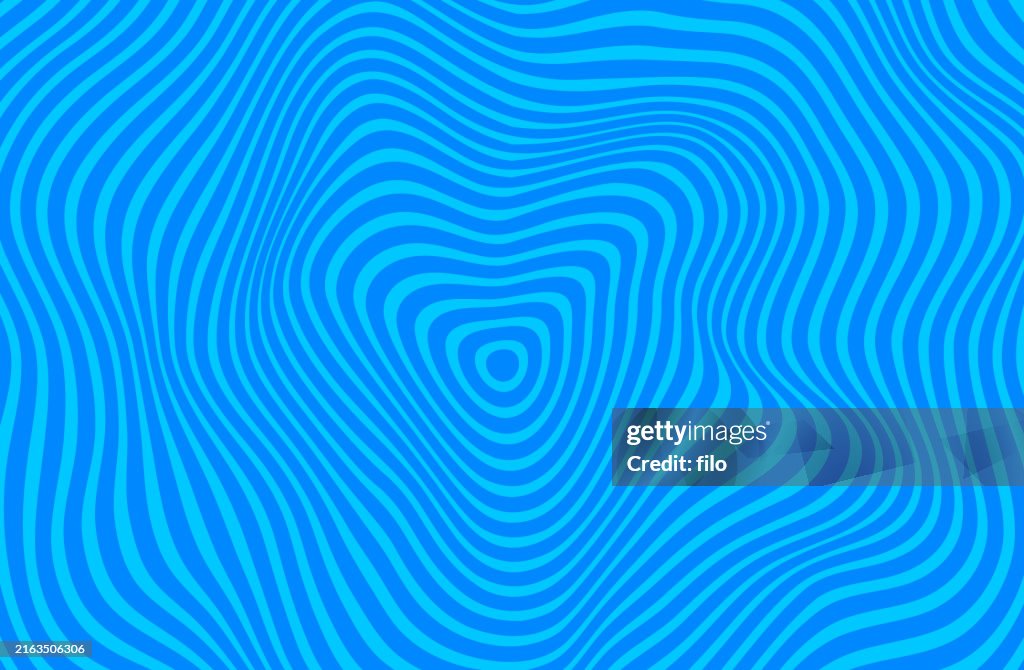 Blue Water Wave Abstract Background