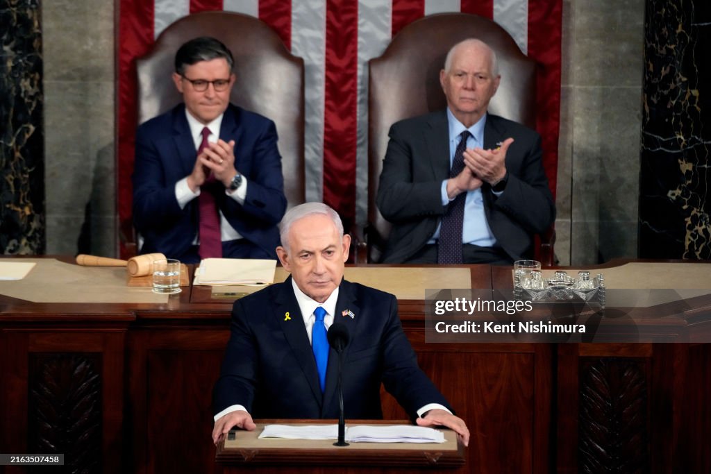 Israeli PM Netanyahu Delivers Address To Joint Meeting Of U.S. Congress