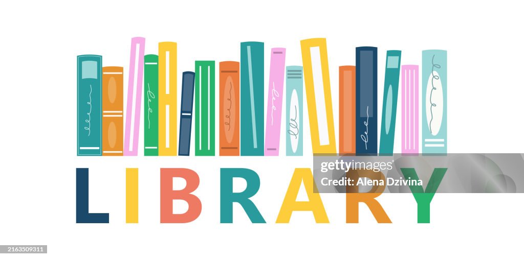 Library Word Vector Library High-Res Vector Graphic - Getty Images