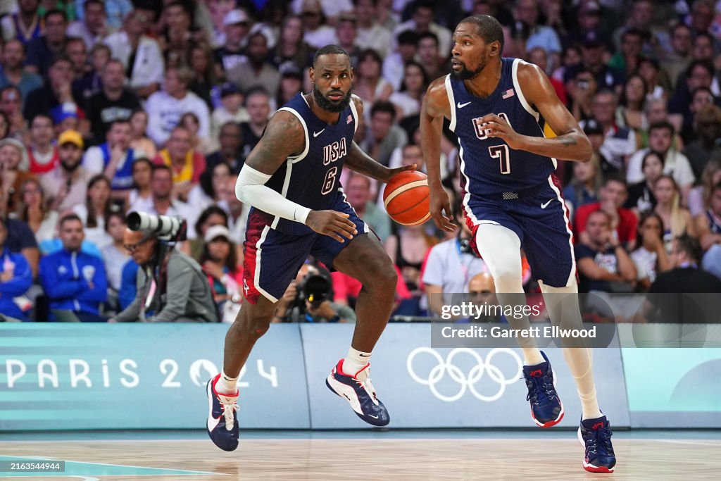 2024 Olympics - Men's Basketball: USA v Serbia