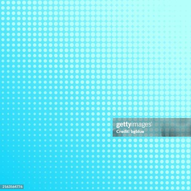 halftone background with blue gradient - trendy design - polka dot stock illustrations