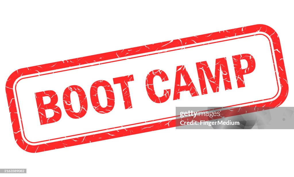 Tampon grunge camp d’entraînement