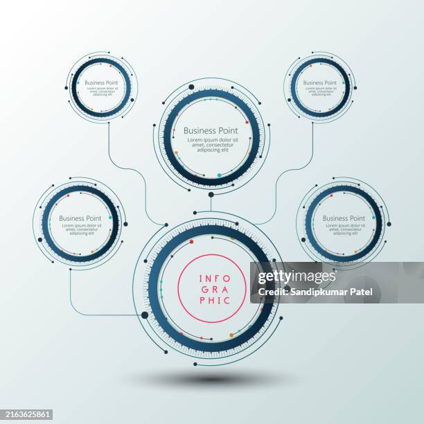 business data visualization. timeline infographic icons designed for abstract background template - six step process stock illustrations