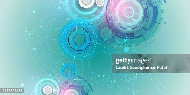hi-tech digital technology and engineering. abstract technical background. - engineering blueprint stock illustrations