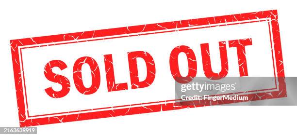 sold out grunge stamp - sold out stock illustrations