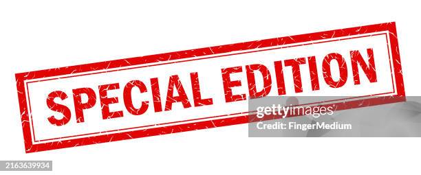 sonderedition grunge-briefmarke - limitierte auflage stock-grafiken, -clipart, -cartoons und -symbole