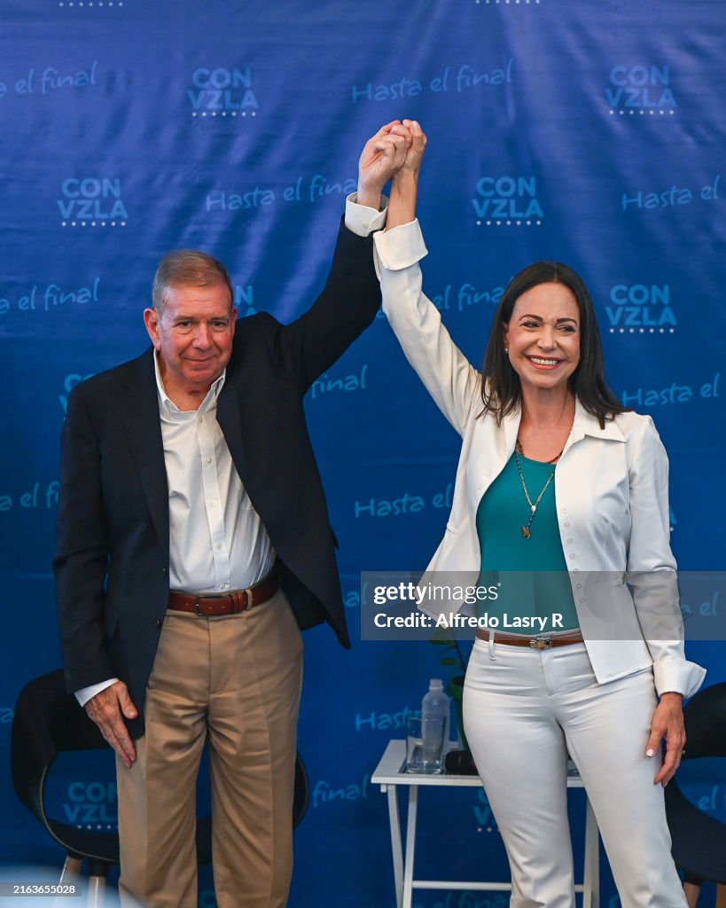 Opposition Candidate Edmundo Gonzalez Holds Closing Campaign Rally Ahead Presidential Election