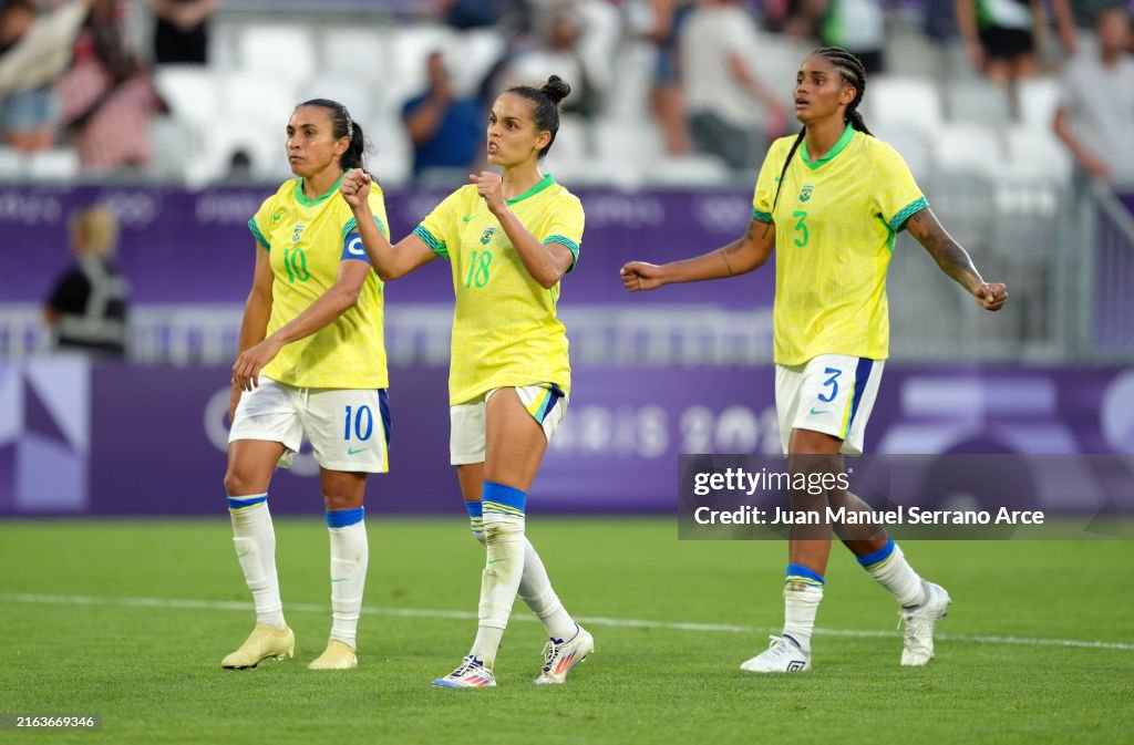 Nigeria v Brazil: Women's Football - Olympic Games Paris 2024: Day -1
