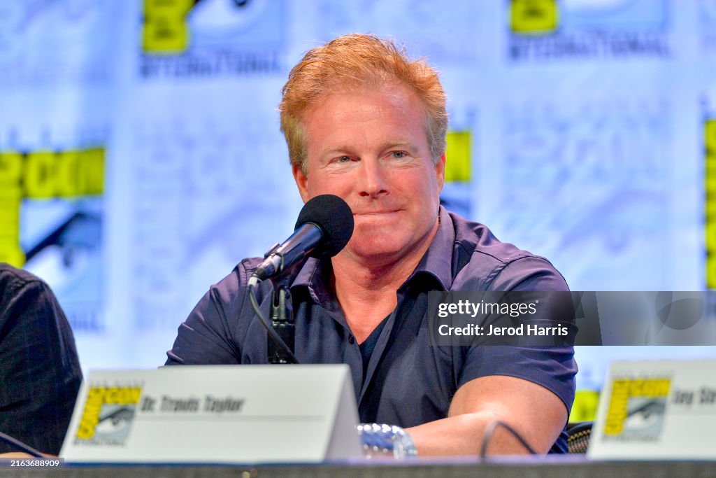 Dr. Travis Taylor on stage at The HISTORY Channel's "The Secret Of... News Photo - Getty Images