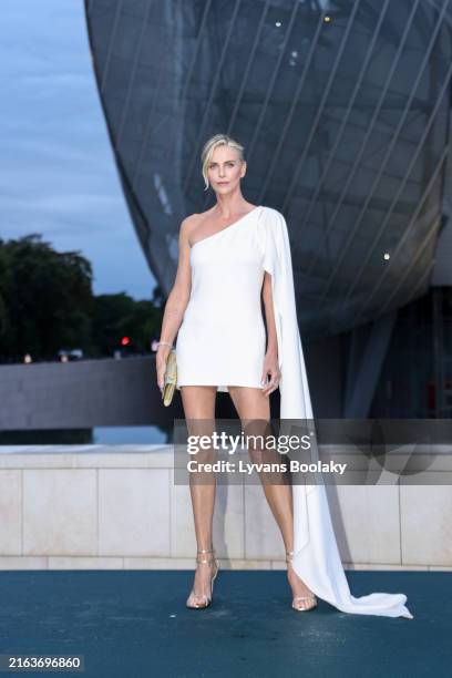 Charlize Theron attends The Prelude To The Olympics on July 25, 2024 in Paris, France.