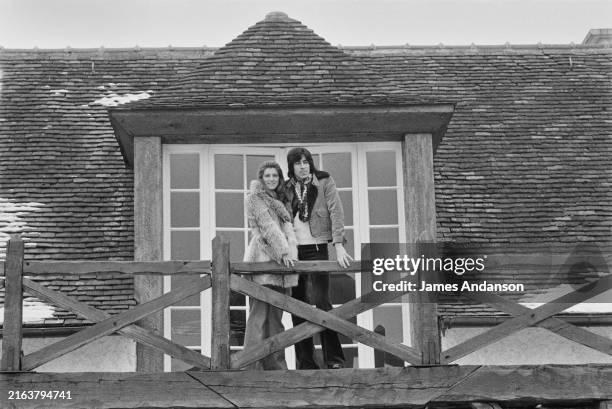 Sheila avec son mari Ringo, un mois avant la naissance de leur fils, mars 1975.