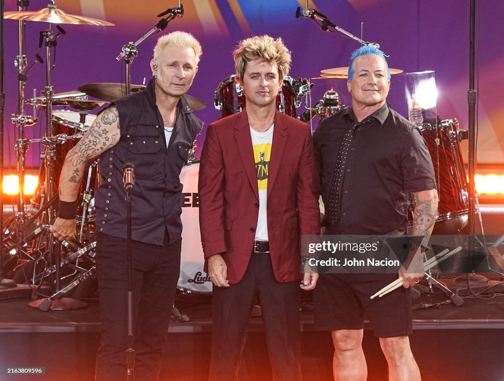 Green Day Performs On ABC's "Good Morning America"