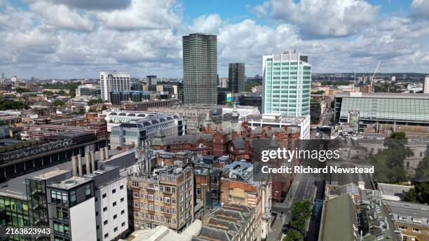 euston skyline - packed car college stock pictures, royalty-free photos & images