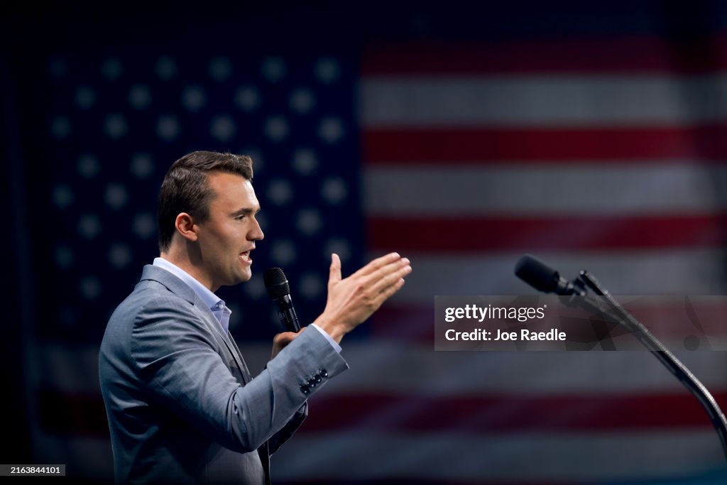 Presidential Candidate Donald Trump Addresses Turning Point USA Summit