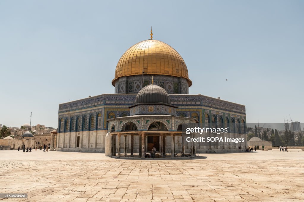 General view of the Dome of the Rock...