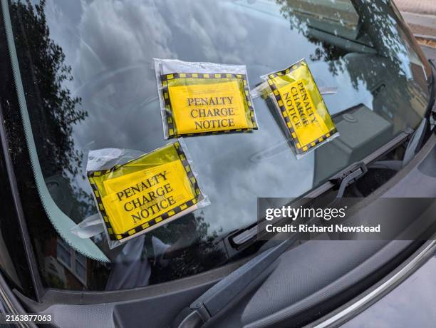 parking tickets - parking ticket stock pictures, royalty-free photos & images