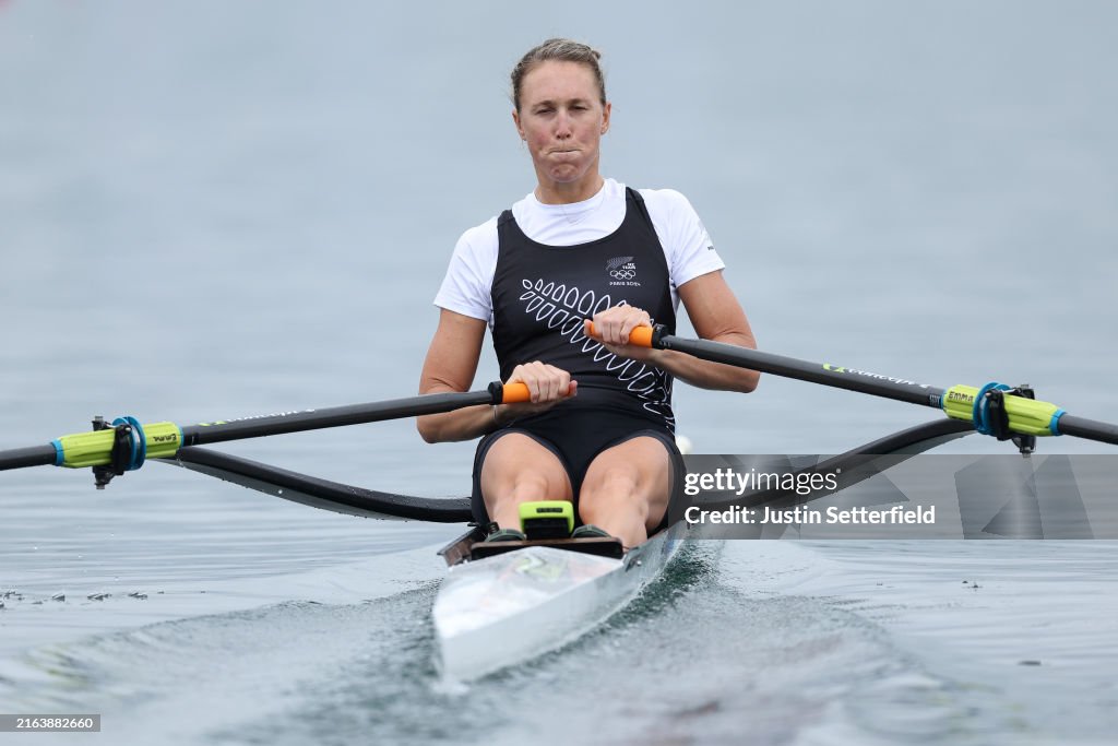 Emma Twigg Rowing Emma Twigg of Team New Zealand competes in the Women's Single Scull ...