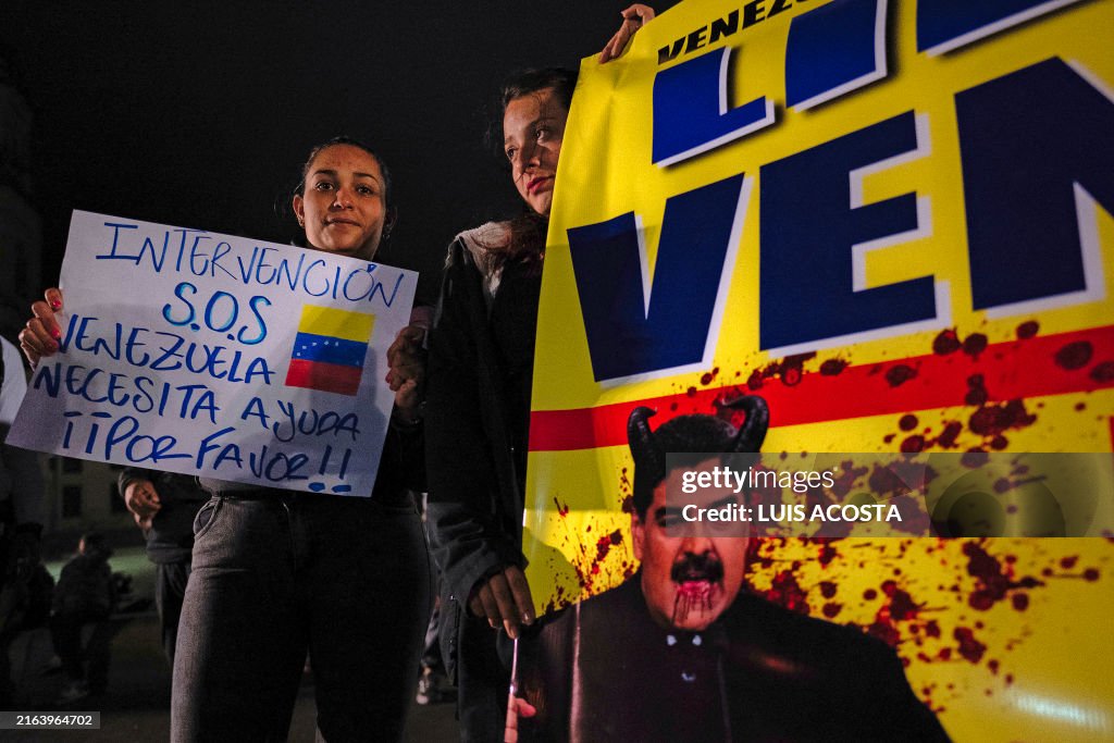 COLOMBIA-VENEZUELA-VOTE-PROTEST