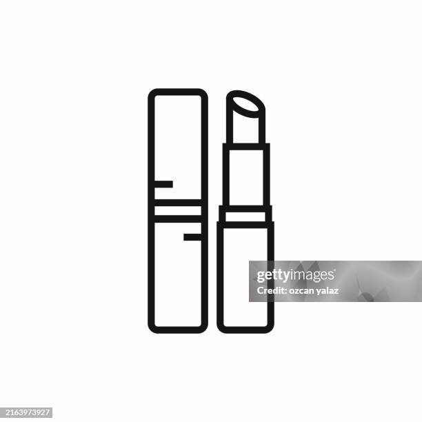 beauty and cosmetics thin line vector icon set. design is editable and color can be changed. - serum stock illustrations