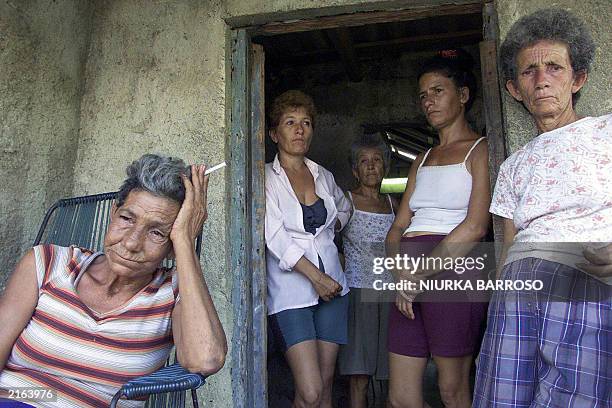 Maria Acosta , mother of Luis Alberto Suarez killed during an attempt to hijack a Cuban vessel, comments the event at her home in La Caloma, Pilar...