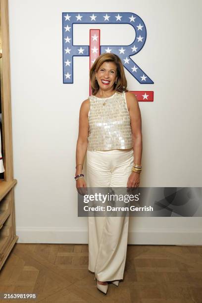 Hoda Kotb wearing Ralph Lauren, attends the Ralph Lauren Team USA celebration on July 27, 2024 in Paris, France.