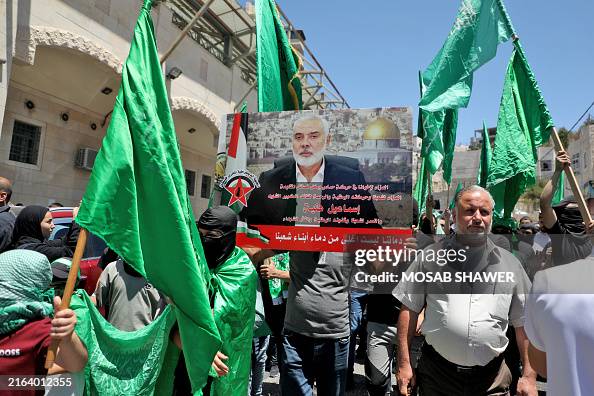 PALESTINIAN-ISRAEL-CONFLICT-PROTEST-HANIYEH PALESTINIAN-ISRAEL-CONFLICT-PROTEST-HANIYEH