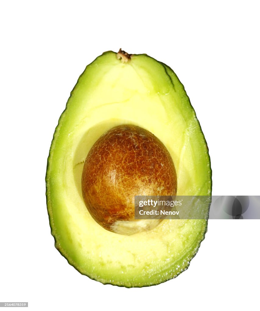 Avocado Isolated On White Background