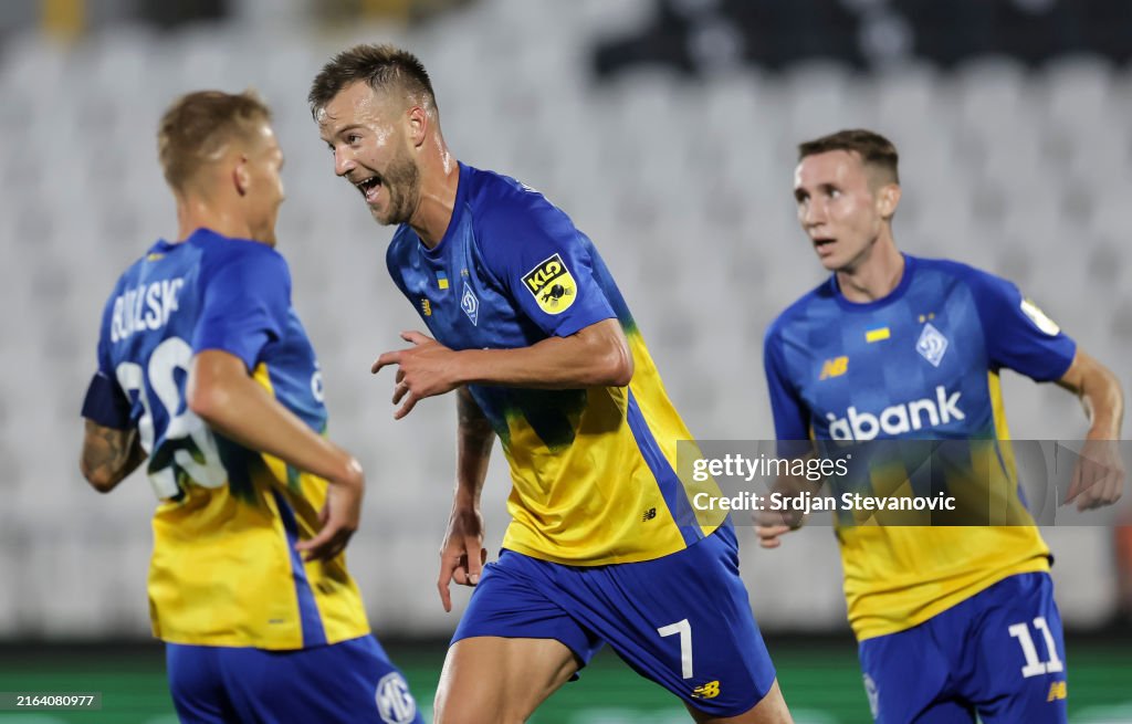 FK Partizan v FC Dynamo Kyiv: Second Qualifying Round 2nd Leg - UEFA Champions League