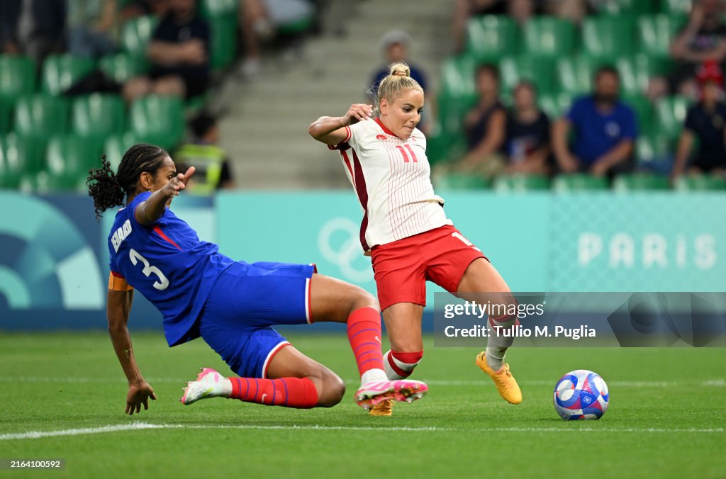 France v Canada: Women's Football - Olympic Games Paris 2024: Day 2