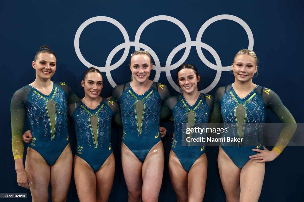 Ruby Rector Gymnast Emma Nedov, Breanna Scott, Emily Whitehead, Kate McDonald and Ruby ...