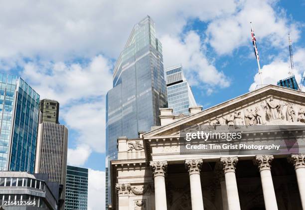 financial buildings in the city of london - geopolitics stock pictures, royalty-free photos & images