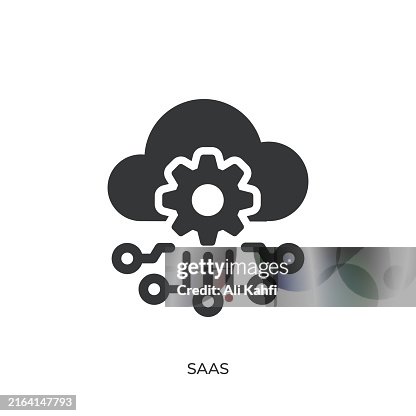 SAAS glyph solid icon. Solid icon that can be applied anywhere, simple, pixel perfect and modern style SAAS glyph solid icon. Solid icon that can be applied anywhere, simple, pixel perfect and modern style