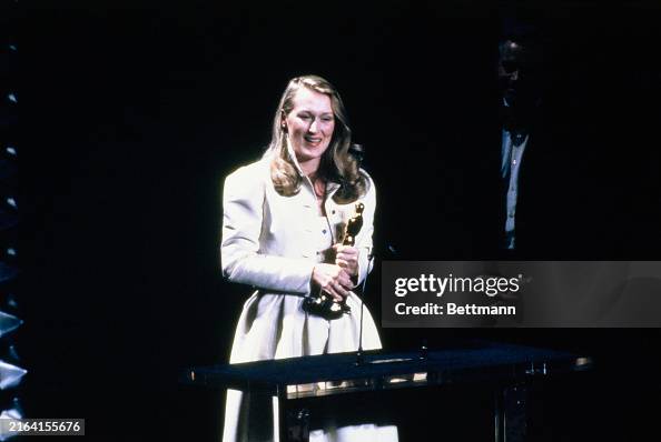 Meryl Streep With Oscar Meryl Streep With Oscar