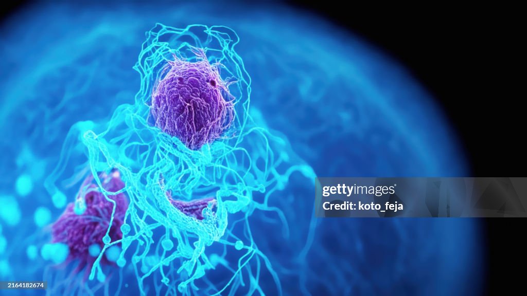 Cancer cells scene