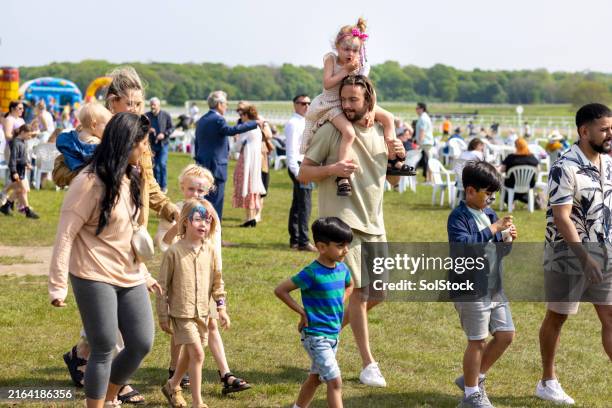exploring the fair together - man face paint stock pictures, royalty-free photos & images