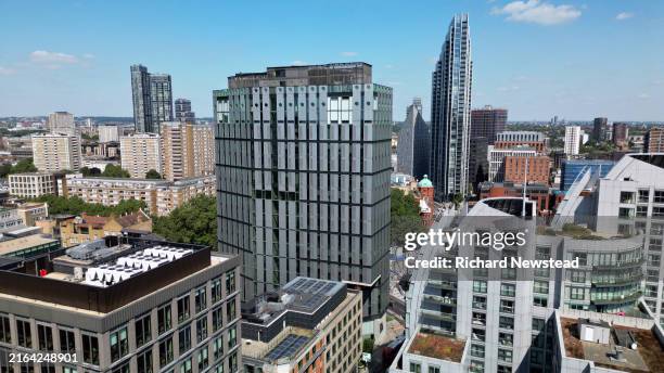 shoreditch and old street - high up stock pictures, royalty-free photos & images