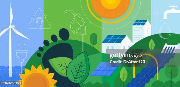 green energy - hydrogen stock illustrations