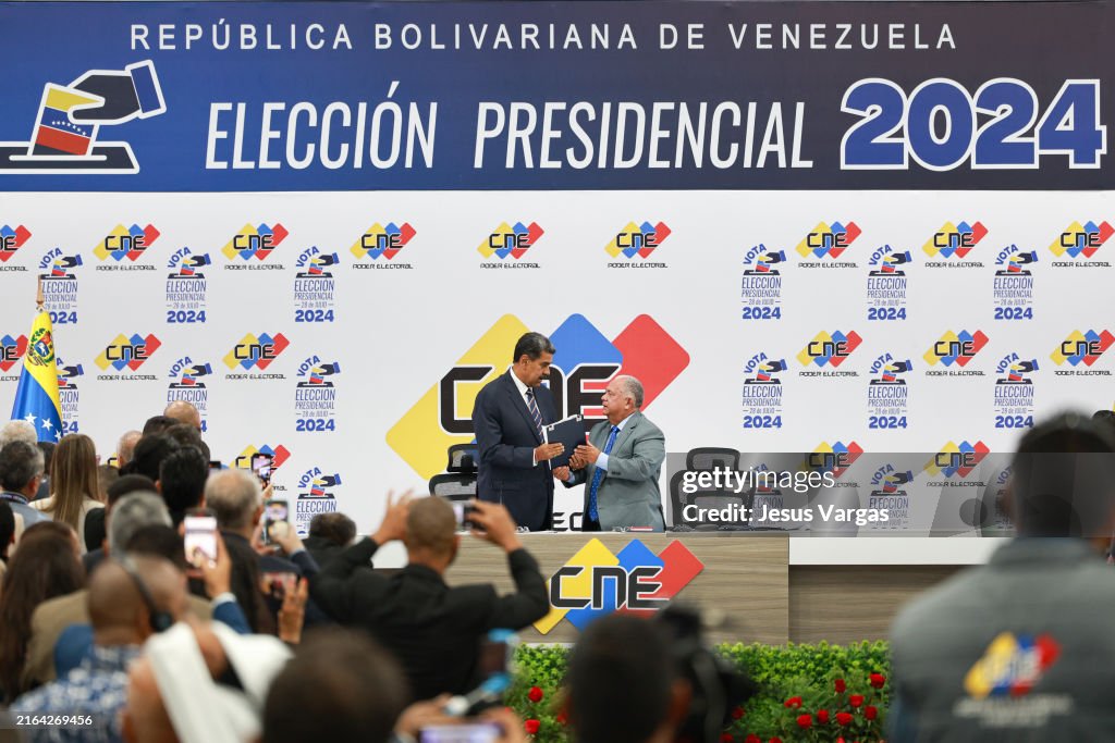 Nicolas Maduro Receives The Certificate As Winner Of The Presidential Election