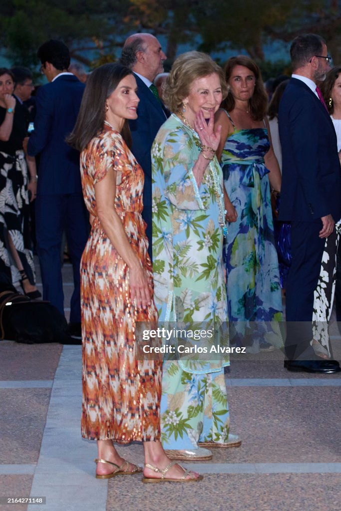 Spanish Royals Host Dinner For Authorities In Palma De Mallorca