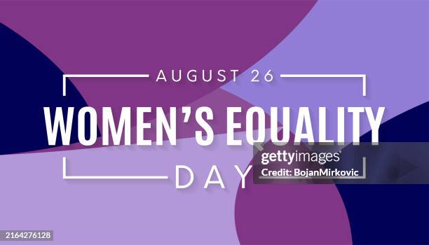 women's equality day background, banner, august 26. vector - equality stock illustrations
