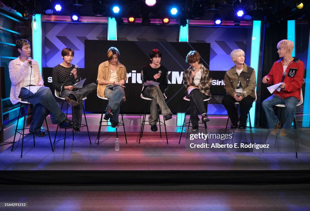 NCT 127 And BOYNEXTDOOR Visit The SiriusXM Studio