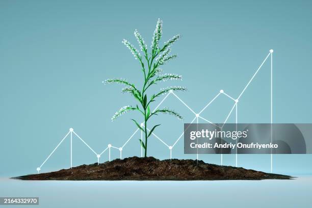 abstract growing diagram - trigger marketing stock pictures, royalty-free photos & images